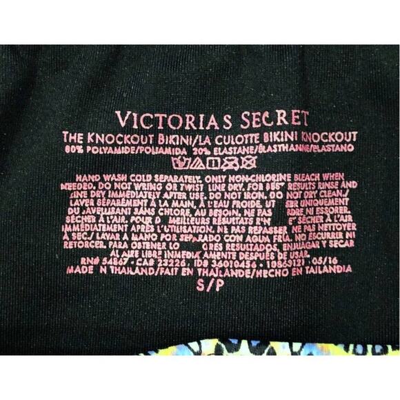 Victoria Secret The Knockout Pastel Floral Design Swimsuit Bikini Bottom Small - Picture 5 of 5